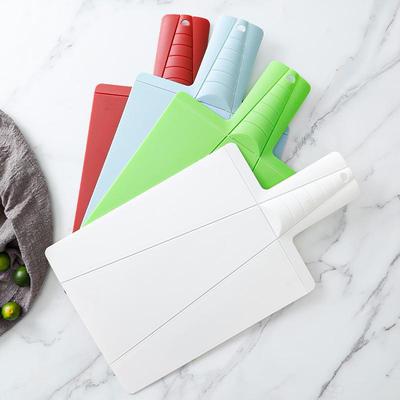 Spot Creative Foldable Plastic Cutting Board - Easy-Clean PP Cutting Board for Kitchen & Salad Prep