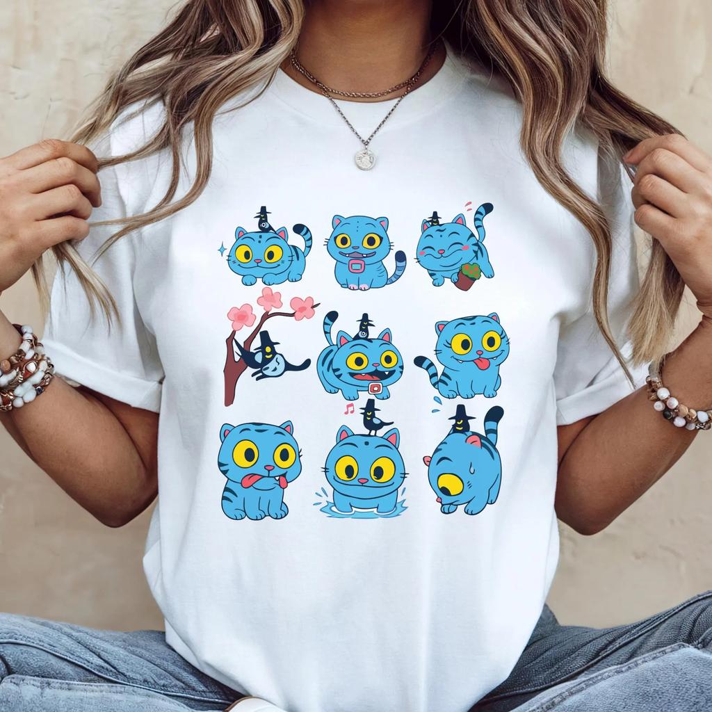 Demon Hunters Kpop Shirt Huntrix Kpop Shirt Huntrix Merch Shirt Music Tiger Shirt Cute Derpy Tee Kpop Group Merch for Fan