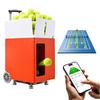 VEVOR Máquina de Bolas de Tênis Lançador Automático Portátil para Treino, com Controle Remoto por App, Capacidade para 110 Bolas, Controle de Spin