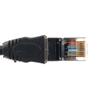 Right Angle 8Pin Screw Panel RJ45 Cable Panel Mount Extension Cable Ethernet LAN Cord Network Wire