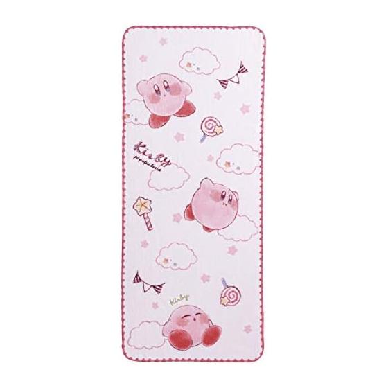 Marushin Face Towel Nintendo Kirby Star 34 x 80cm Kirby Cotton Candy Clouds and Kirby Cotton 2 Sizes Available 4585004400