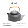 Large Portable Outdoor Camping Coffee & Hot Water Kettle for Mountaineering, Fishing, and Picnics