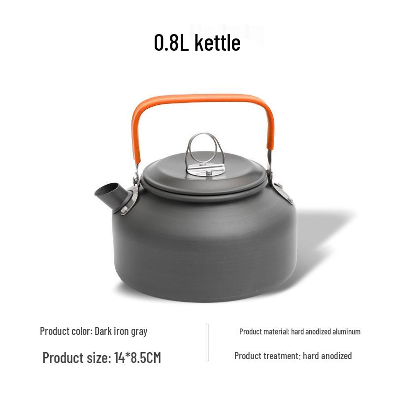 Large Capacity Portable Camping Kettle and Teapot for Outdoors