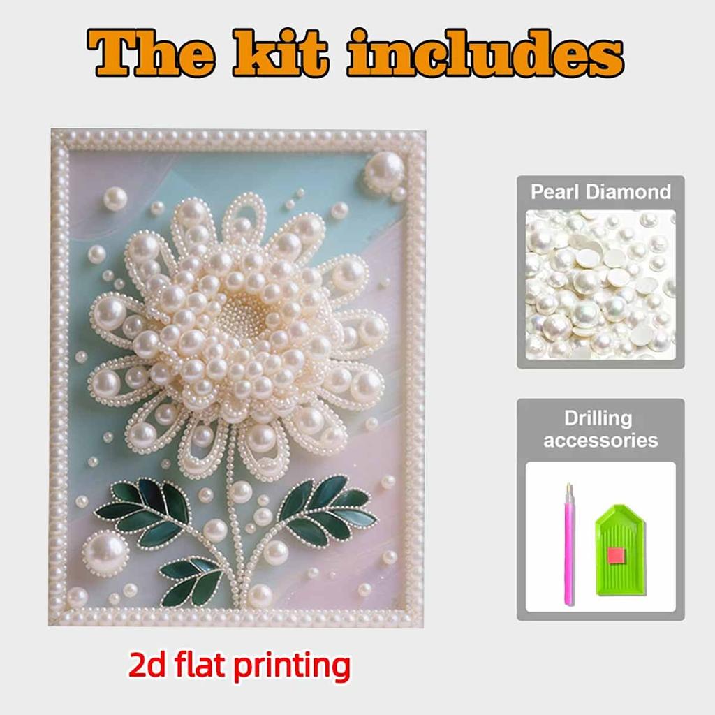 DIY Sady Diamond Art s motivem Perlového pampelišky 15,7x19,6 palce Sady Gem Art Diamond Painting bez rámu pro dospělé Nápad na dárek Dekorace na stěnu do domácnosti