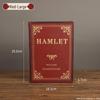 Scatola portaoggetti in legno stile europeo effetto libro – Oggetto decorativo vintage a forma di libro per esposizione
