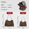 High-Grade Suede Leather Underarm Women's Tote - Niche Handbag with Large Capacity