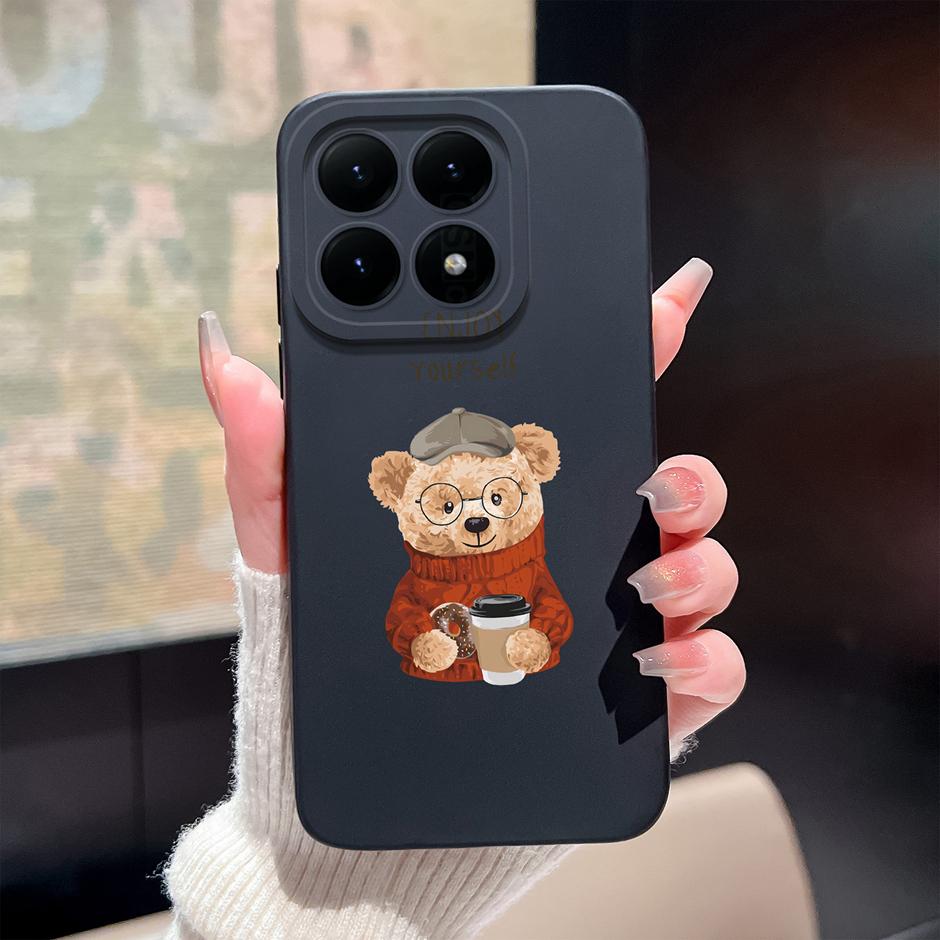 Phone Case For Xiaomi 15T Pro 5G Cute Dinosaur Pattern Shockproof Soft Silicone Protective Bumper Cover For Xiaomi15T Pro Fundas