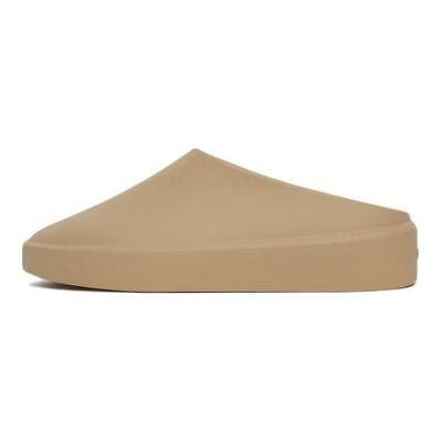 7. Kalifornské nazouvací ležérní sandály Mandlové Dětské sandály FG80-100EVAK-ALMOND