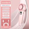 Mini Portable air Condition Cooling Fan  2000mA Lightweight USB Rechargeable Handheld Fan for Travel Outdoor