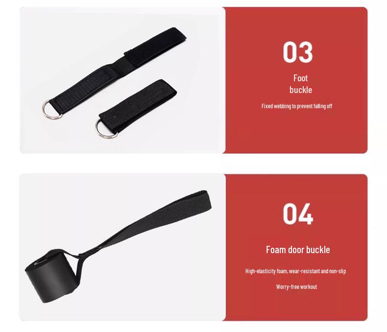 Professional TPE Resistance Band & Push-Pull Bar Set for Fitness and Yoga - Multifunctional Exercise and Auxiliary Elastic Rope