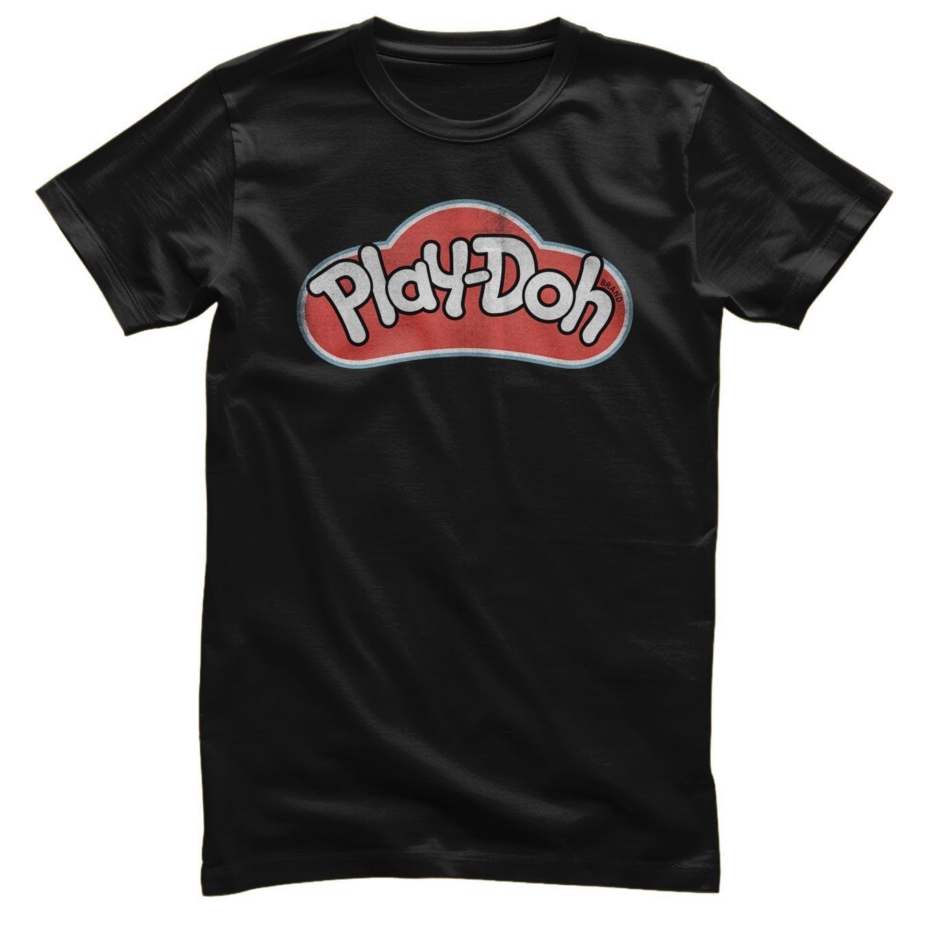 Officially Licensed Play-Doh Retro Logotype Mens T-Shirt XXXXL