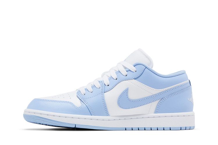 Jordan 1 Niedrig Weiß Aluminium (Damen)