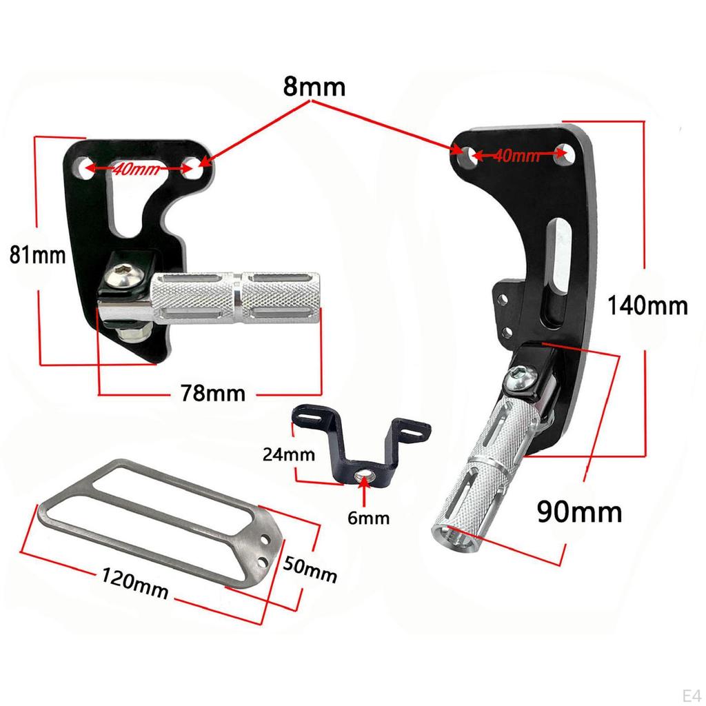 Motorcycle Rear Foot Pegs for Klx230