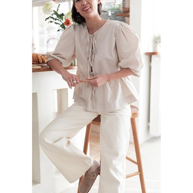 European and American Women clothes Top Fashion Stripe Patchwork Shirts Lazy Plaid Top Women