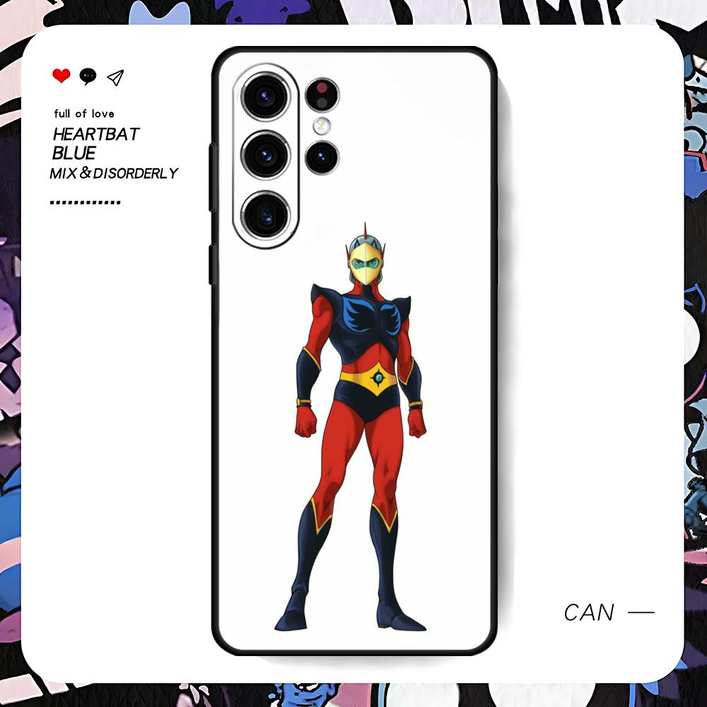 UFO Robot G-Goldoraes Handyhülle Für Samsung Galaxy S26 S25 S24 S23 S22 S21 S20 Plus Ultra Limited Weich Schwarz