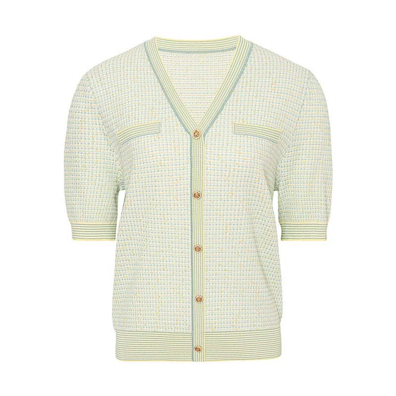 

JESSIE Women s V-Neck Short Sleeve Knit Top S