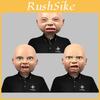 Adorável Máscara de Látex Fofa com Expressão Facial de Criança para Diversão e Festividades de Festa de Halloween