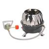 Camping Stove Folding Stable Support Wind Resistant High Efficiency Portable Gas Stove for Outdoor Hiking Black