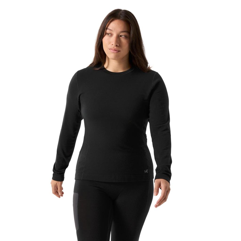 Satoro Merino Wool Crew Neck Long Sleeve X000008474 Black XS Arc'teryx Women's
