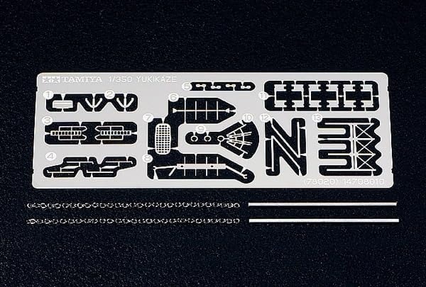 Tamiya Ship Series 20 Japanese Navy Destroyer Yukikaze Plastic Model 78020 1/350 No.