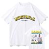 BAD BUNNY NUEVAYoL T-shirt a Manica Corta in Cotone T-shirt da Uomo Estive Larghe Hip Hop Streetwear Unisex Casual da Uomo T-shirt Grafiche
