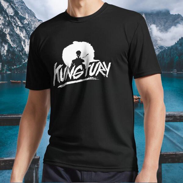 

New Shirt Kung Fury - Logo Active T-Shirt Funny Size S to 5XL L