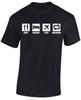 AVIATION FLYING T SHIRT - EAT SLEEP FLY REPEAT 100% Cotton Straight O-Neck Short Sleeve 2018 F