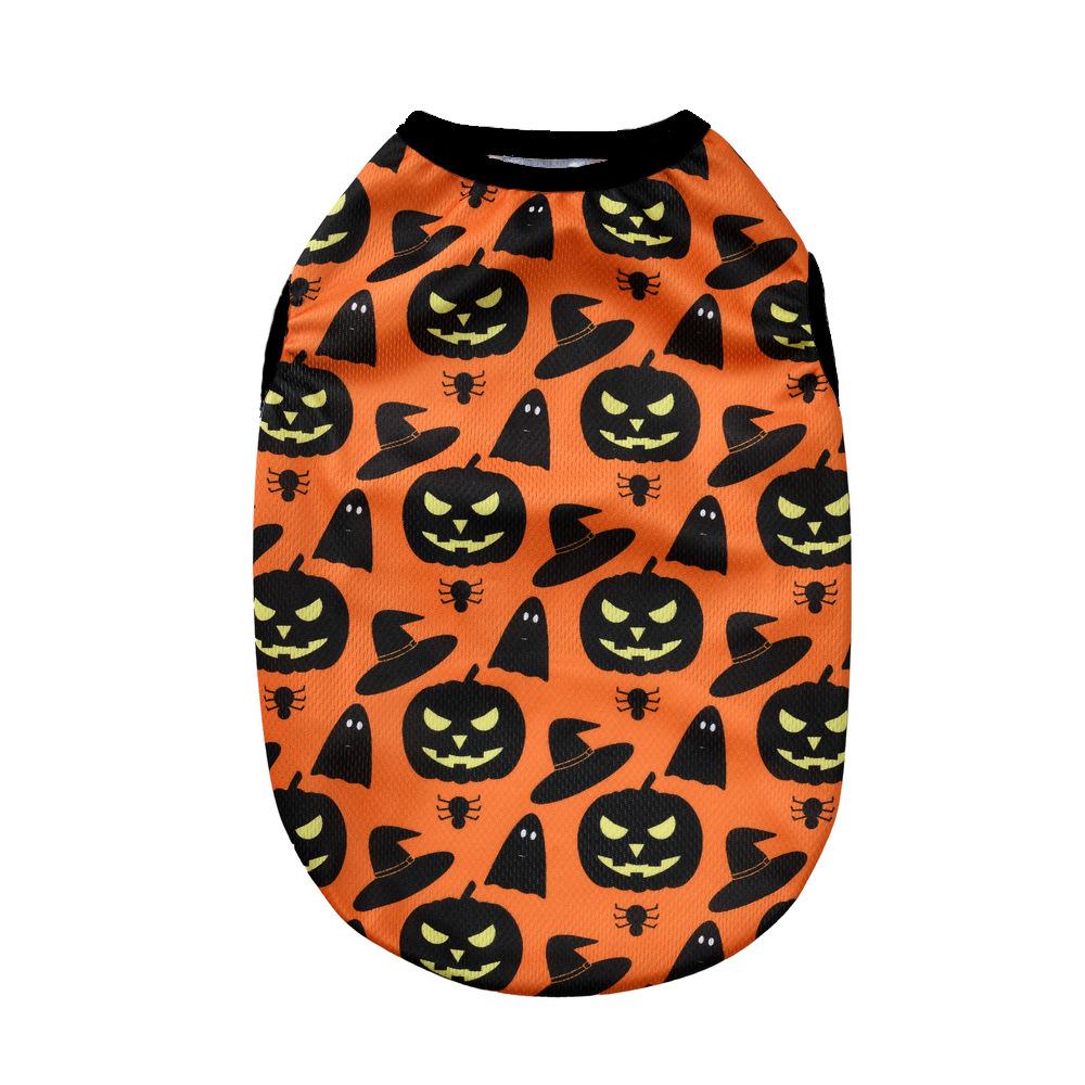 Pet Halloween Summer Vest: Spider, Devil, Pumpkin Designs