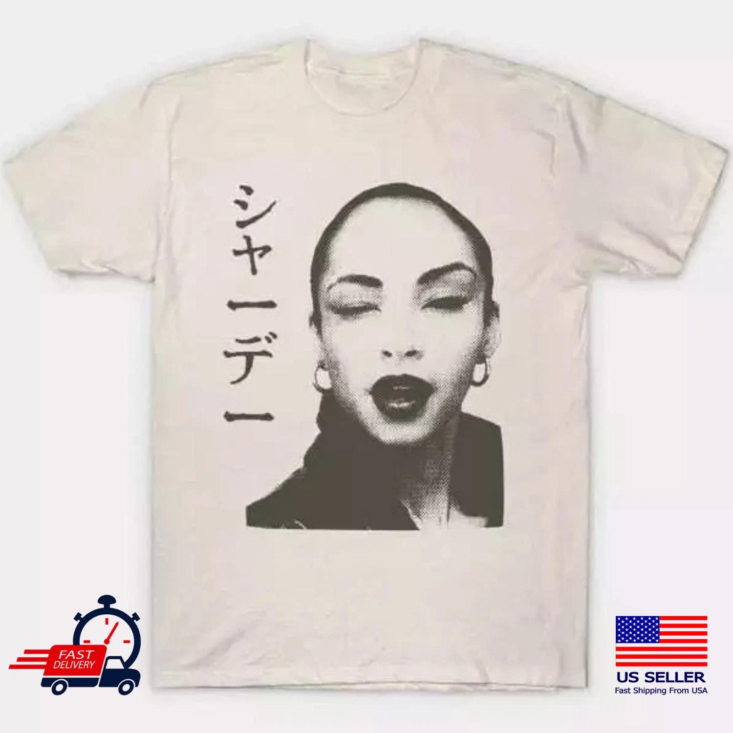 Sade Shirt, Sade Japanese Tour White Cotton T-shirt Unisex S-4XL XXL