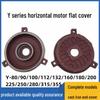 Horizontale Motor-Endkappe für Y80-355, 5,5 kW, Vorder- und Rückseite
