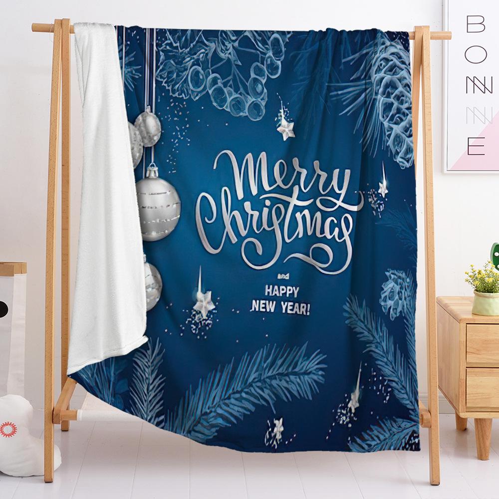 Flaneldecke Schlafzimmerdecke Europäische und Amerikanische Decke Digitaldruck Weihnachtsdecke Schlafzimmer