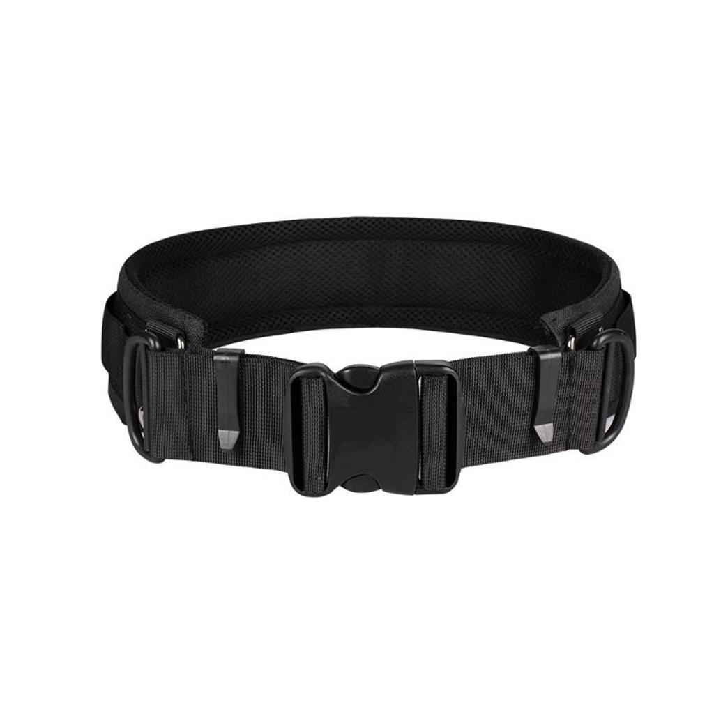 Outdoor Photography Waist Belt with 8 D Rings 8 Trouser Loops for Hanging Tripod Flashlight Water Bottle