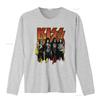 1996 Vintage Maglietta Band Kiss Taglia L Design Alive Worldwide Tour vintage Lavata Unisex Alla Moda Comoda uomo