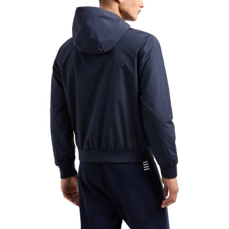 EMPORIO ARMANI EA7 FW24 Puffer Jacket Men's Navy Blue 8NPB21-PNFZZ-0562