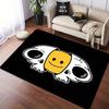 Tappeto Teschio Faccia Sorridente Creativo Divertente per Soggiorno Camera da Letto Corridoio Alfombra Antiscivolo Tappeto Divano Zerbino Decorazione Casa Tapete