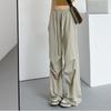 Summer Sports Pants Women's Summer Thin Casual Cargo Pants Wide Leg High Waist Quick Drying Pants Women's Fashion Pants
