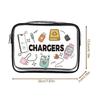 Spacious Interior Transparent Toiletry Bag Waterproof PVC Cosmetic Storage Organizer For Travel Essential