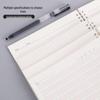Creative B5 Thick Soft Rubber Coil Notebook for Students - A5 Horizontal Lined Grid Diary Stationery