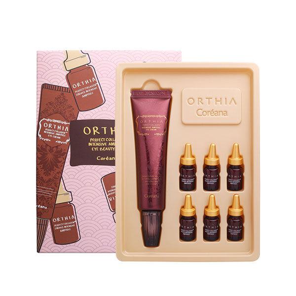 Корейский набор для красоты глаз Coreana Orcia Perfect Collagen TM Intensive Ampoule Eye Beauty Set Coreana Orcia Ampoule Eye Beauty Set