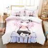 3D Print Anime Nyatasha Nyanners Duvet Cover Set King Queen Double Full Twin Single Size Kids Teens Bedding