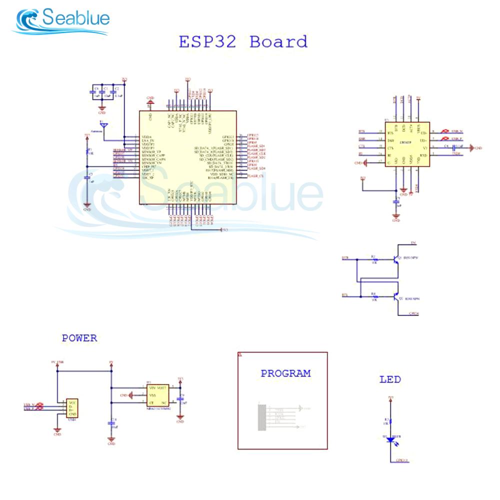 ESP32 Development Board Compatible With USB Bluetooth Gateway Onboard ESP32-PICO-D4 With Shell