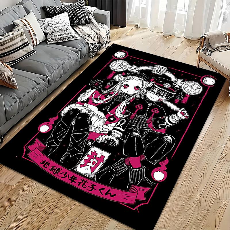 Anime Couple with Gothic Design suitable as a non-slip mat for the living room or bedroom sofa