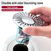 Plastic Floor Drain Filter Mesh Anti-clog Hair Trap Pop Up Drain Filter Anti-odor Sealing Cover Shower Leak Net