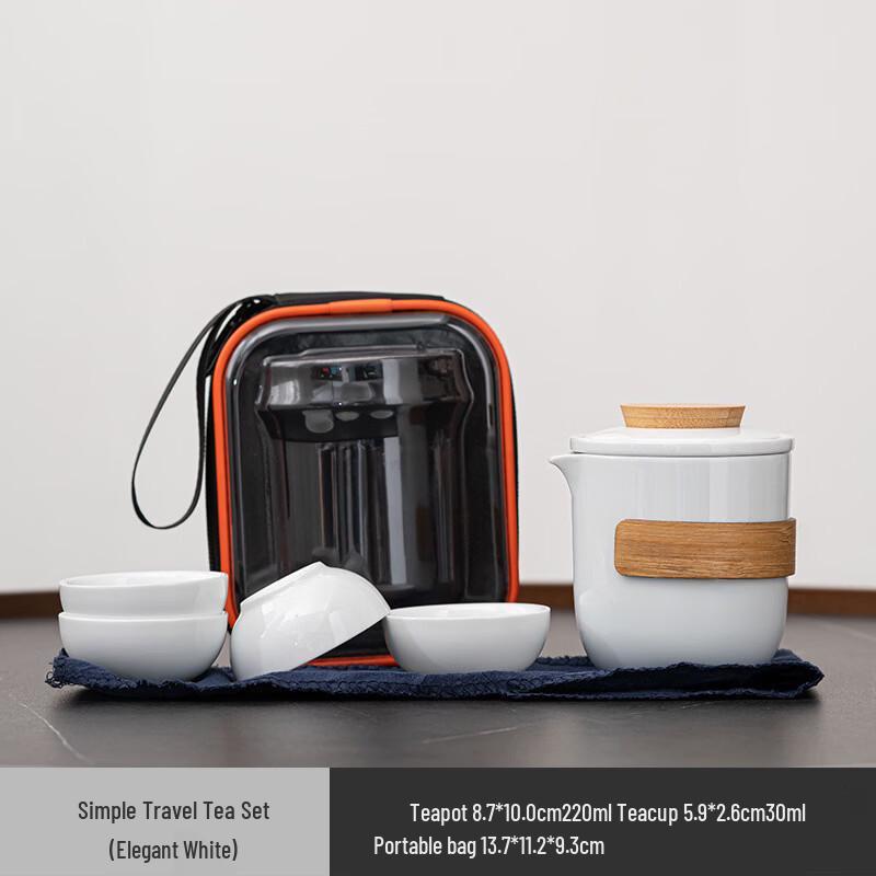 Portable Ceramic Travel Tea Set