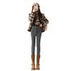 Winter Fleece Lined Warm Stretch High Waist Slim Skinny Denim Pants For Ladies Casual Pants Oversize Denim Trousers