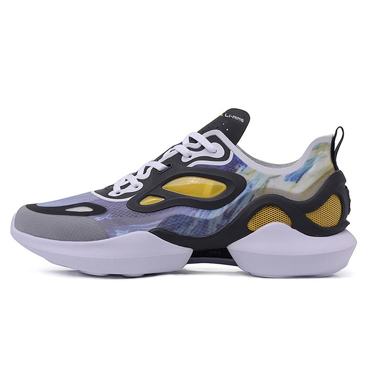 Li-Ning Comet Grey Yellow Men s AGLQ023-7 EU 41⅔