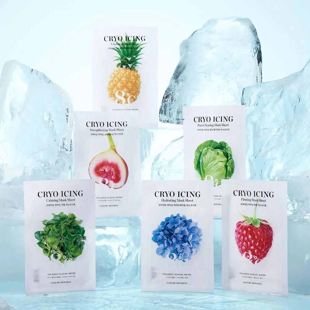 5+5 Nature Republic Cryo Icing Mask Pack 1 Sheet (27ml) Pore Clearing Mask Pack PK2645
