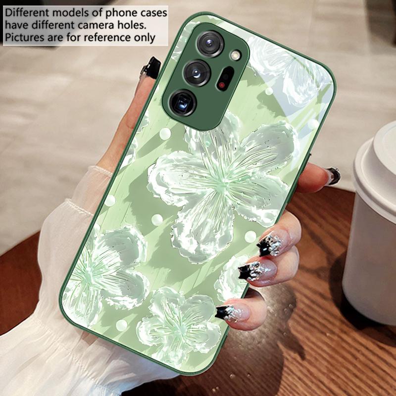 Obraz olejny słoneczników Dla Samsunga Galaxy Note 8 9 10 PRO 20 Ultra A01 02 03 Core 04E 4G 12 13 5G Szkło Hartowane Etui na Telefon