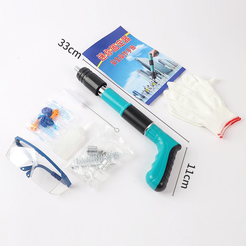 Green Silent Mini Ceiling Nail Gun Tool