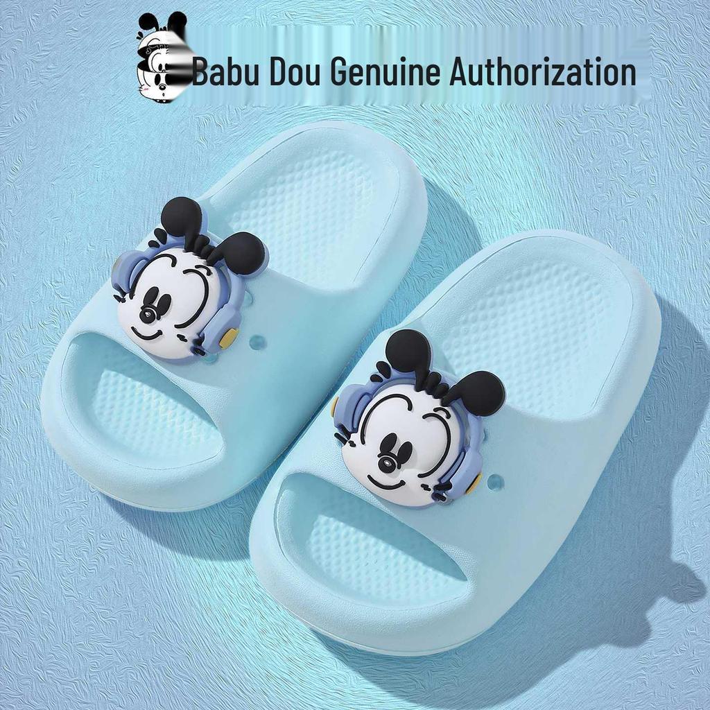 Babudou Kids' Anti-slip EVA Summer Slippers – Odor-resistant Unisex Sandals for Home and Bath.
